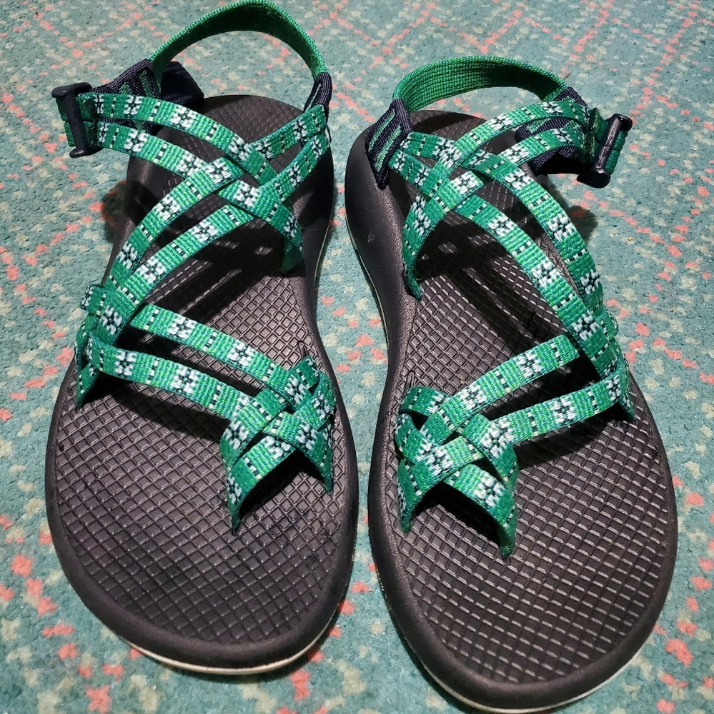 Green Chaco Sandals size 8.5